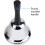 Hand Bell with Wooden Handle Metal Silver 7