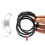 Bike Cable Lock 4-Digit Resettable Combination 6ft 4