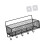 Steel Wire Wall Basket with Hook for Bathroom Storage 3