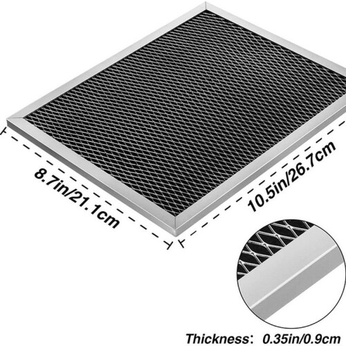 Range Hood Filter Aluminum Carbon 2PCS 1