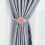Pink Curtain Holders Polyester 2Pcs Modern Living Room 3