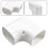PVC A/C Line Cover Split Central 90 Flat Elbow 3