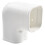 PVC A/C Line Cover Split Central 90 Flat Elbow 8