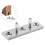 Barn Door Floor Guide Stainless Steel Adjustable 2
