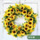 Sunflower Wreath Yellow Artificial 20 Inch 2