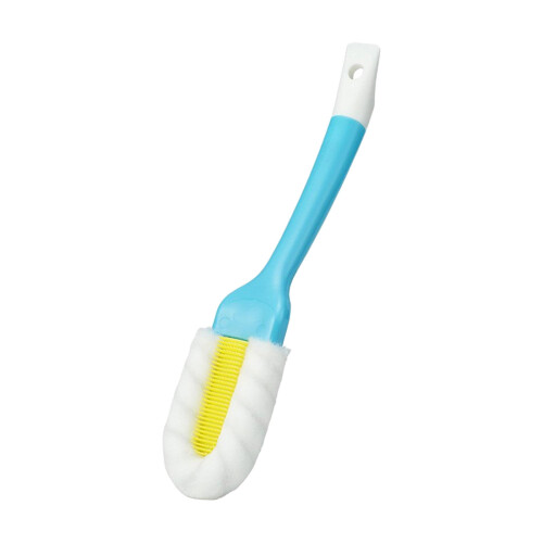 Shoe Brush with Dual Bristles and Long Handle 1