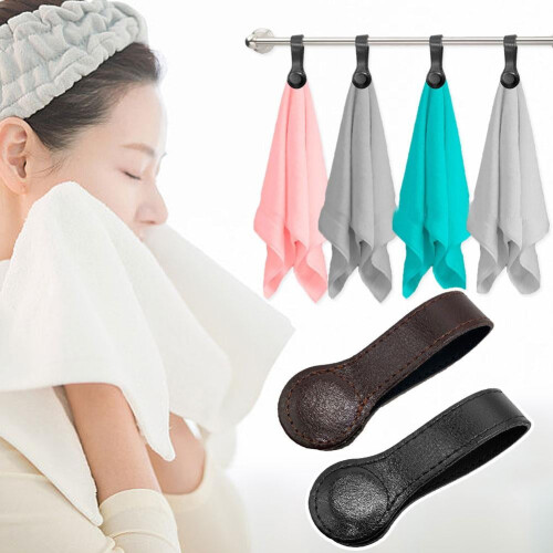Leather Kitchen Towel Clip with Magnet 1 1