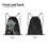 Rick and Morty Drawstring Bag Unisex Small 5