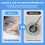 Bathtub Drain Stopper Universal Pop-Up Plug 1.46-1.81 in 7