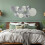 Mirror Wall Decor Set Silver Metal Round Plates 9 pcs 4