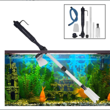 Aquarium gravel cleaner electric vacuum with water changer
