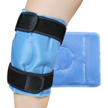 Reusable Knee Cold Hot Pack Gel Wrap with 2 Straps