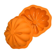 7inch Pompoen Vorm Mousse Mal 3D Cake Pan Siliconen Mal Bakvorm, voor Het Bakken van Cake Brownies Halloween Cakevorm