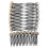 Pearl Hair Combs with Rhinestones 3 pcs 6