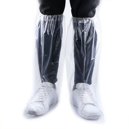 Disposable plastic boot covers waterproof non-slip size L 2
