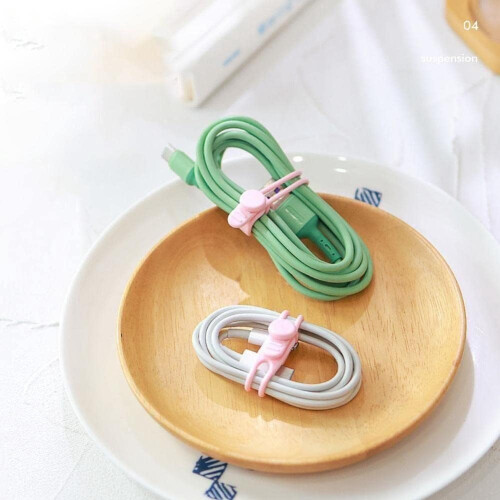 Silicone Cable Straps Wire Organizer 5 pcs 1