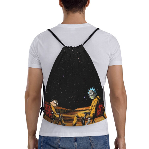 Rick and Morty Drawstring Bag Unisex Small 1