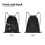 Rick and Morty Drawstring Bag Unisex Small 5