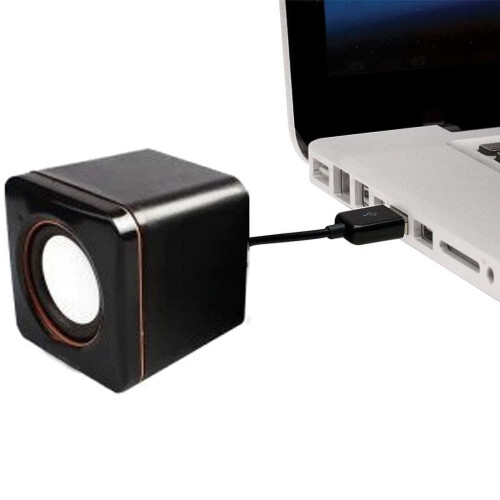 Luxsea computer speaker black wired desktop speaker 2.0 1