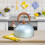 Stainless Steel Tea Kettle with Wood Handle 3L 5