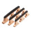 Maple and Ebony Banjo Bridge 3-Footed for 4-6 String 2