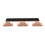 Maple and Ebony Banjo Bridge 3-Footed for 4-6 String 3