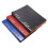 A5 PU leather notebook with 6-ring binder and refillable 8