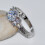 Welling cubic zirconia women's ring 1 piece 4