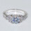 Welling cubic zirconia women's ring 1 piece 5