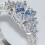 Welling cubic zirconia women's ring 1 piece 7