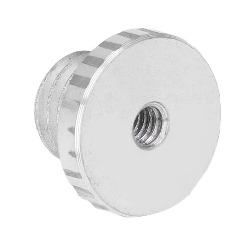 Aluminum Mic Mount Adapter 1/4" to 5/8" Knurled 2