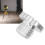 Aluminum Mic Mount Adapter 1/4" to 5/8" Knurled 5