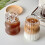 Ripple Drinking Glasses Vintage Style 6 oz 5