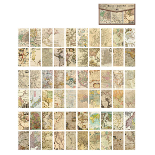 Gardenne Tear-Resistant Paper Collage Material 60 Sheets 2