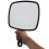 Single mirror office supply with handle, large 5