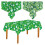 Rectangle Tablecloth Shamrock Pattern Microfiber 1 Pack 2
