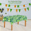 Rectangle Tablecloth Shamrock Pattern Microfiber 1 Pack 5