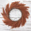 Artificial Pampas Grass Wreath 12 inches 2