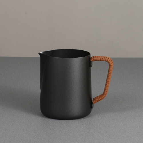 Milk Pitcher Matte Black Stainless Steel 500ml 2