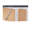 A4 kraft paper ring binder folder refillable 2 pcs 8