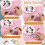 Beadable Pen Set Plastic and Wooden Beads 14cm 7