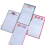 Small Notepad 3.1 x 5.5 Inch 20 Pack 50 Sheets Each 5