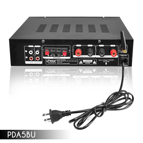Pyle PDA5BU Compact Bluetooth Stereo Amplifier 200W 2