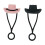 Silicone Cowboy Hat Straw Covers for Stanley Cup 30/40 oz 2 2