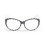 Women's oversized reading glasses clear lens oval leopard 3