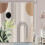 Boho Leaf Shower Curtain Waterproof 36x72 Inches 2