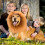 VISALY Dog Costume with Realistic Wig and Ears, Adjustable 4