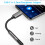 USB-C to 3.5mm audio adapter for Samsung, iPad, OnePlus, 3