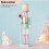 Green nutcracker figurine 38 cm Christmas decoration 2