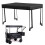 Removable awning canopy for wagon, PE cloth, blue 7
